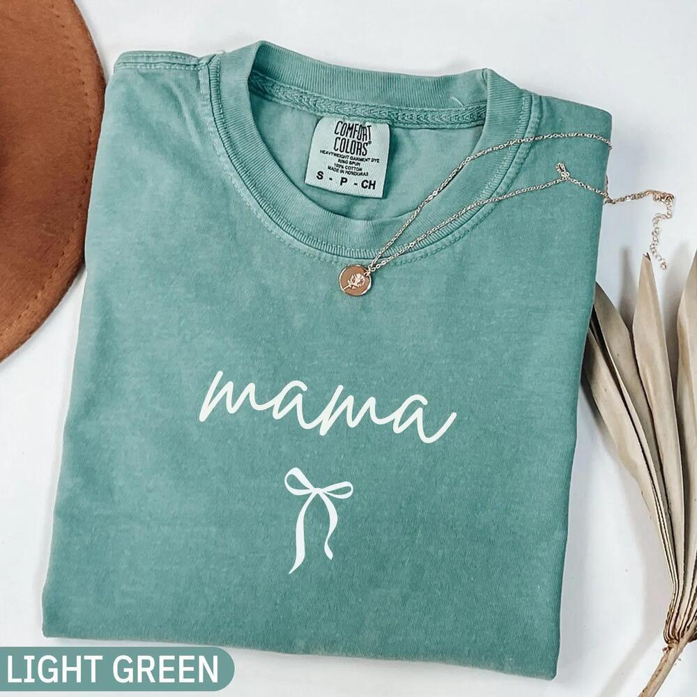 Â® Coquette Mama Shirt, Mothers Day Shirt, Coquette Bow Mom t-shirt